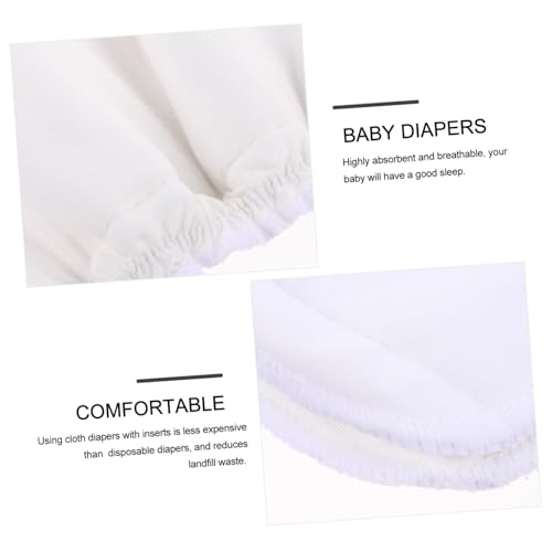 Insert de couche pour bébé lavable réutilisable blanc 6 pcs - 2