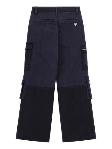GUESS Boys' Garment Dye Cargo Pants4