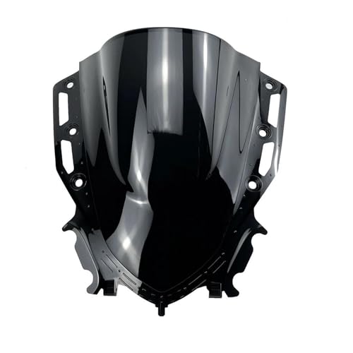 Pare-brise moto sport noir contre les turbulences sur YZF R15 V4 et R125