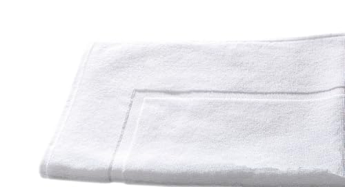 texpot Badvorleger 50 x 70 cm Petrol Duschvorleger mit Rahmenborte 100% Baumwolle Frottier