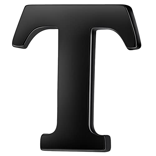 Image of HONEY BEAR Initial Alphabet Letter Lapel Pins Collar Badge Brooches for Mens /Womens Shirt Dress Decoration Black