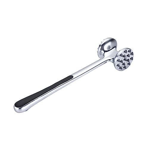 Cabilock Dual Sided Meat Hammer Ergonomic Meat Pounder for Tenderizing Beef Chicken and Pork Easy to Use Wear Resistant Kitchen Tool for Cooking and Bbq