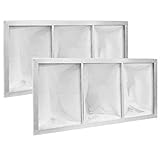POWERTEC 75019-P2 Inner Filter for POWERTEC AF1044, AF1045/ WEN 3417 Air Filtration System, 2PK