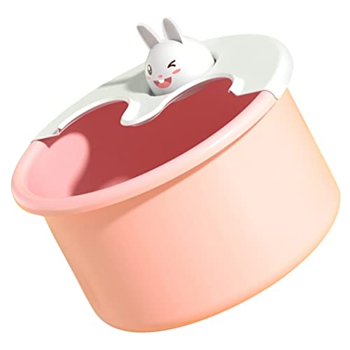 BIUDECO ポータブル足湯用洗面器 足を浸すためのプラスチック製バケツ マッサージドット付き 底部安定設計 滑りにくい 子供用も使える足洗い容器 収納便利