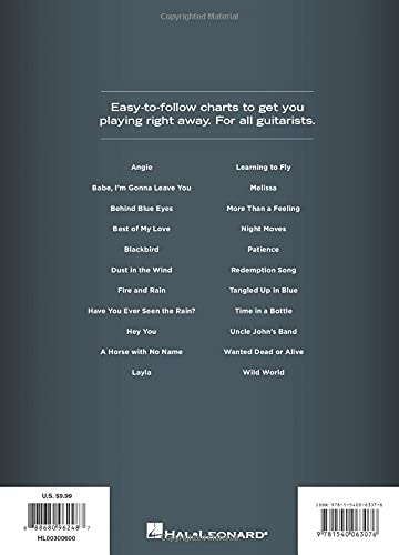 Hal Leonard 300600 Acoustic Classics - Really Easy Guitar Series: 22 Songs thumb #1