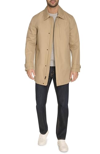 Image of Cole Haan Men's Front Zip Water Resistant Rain Jacket