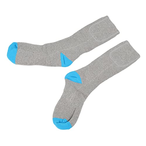 ZJchao Heated Socks Electric 3 Gear Temperature Adjustable, High Elasticity, Washable Rechargeable Battery. Keep Warm in Cold Weather, Suitable for Outdoor Activities, Elderly, and