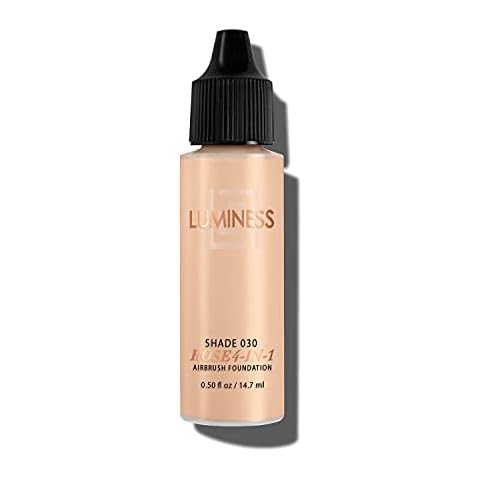 LUMINESS Rose 4-in-1 Airbrush Foundation - Shade 030, 0.50 oz Cover