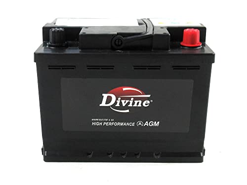 DIVINE �o�b�e���[ AGM 54459 QTF50 VRLA / L1 LN1 �݊� �n�C�u���b�h �A�C�h�����O�X�g�b�v�Ή� ���B�� BMW �A���t�@�����I �A�o���g �t�H���N�X���[�Q�� �g���^�� [39934]