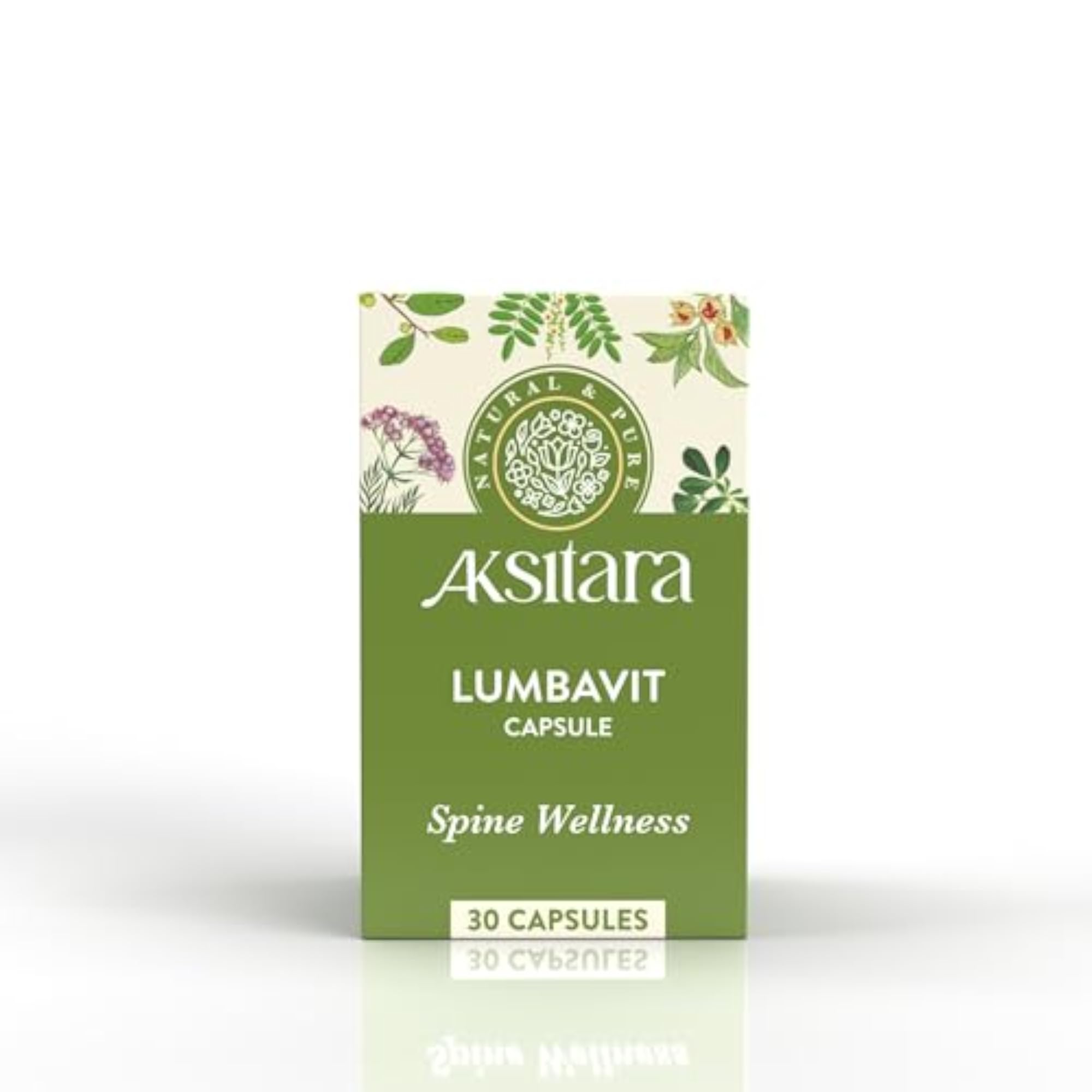 Lumbavit Capsules for Spine Wellness, Ayurvedic, 30's Pack