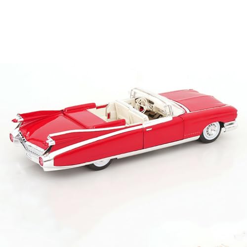 Image of 1:24 Scale Cadillac Eldorado Toy Car for Kids Diecast Metal Model Car Collection with Light Sound Pull Back Openable Door