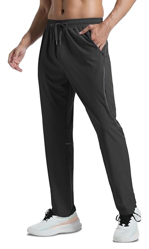 Men's Lightweight Sweatpants with Pockets Quick Dry Breathable Workout Pants for Men Athletic Gym Running Joggers2