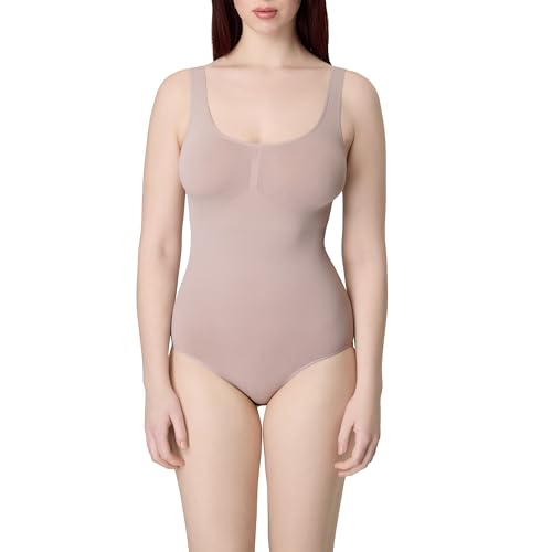 Image of Maidenform Women's Shapewear for Women - Seamless Bodysuit - Firm or Light Control Fajas - Bra Friendly (Plus Sizes, too)
