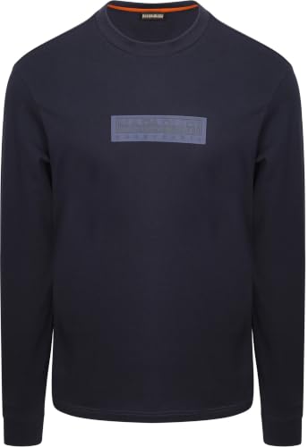 T-shirt à manches longues avec logo aux finitions soignées et maille haut de gamme