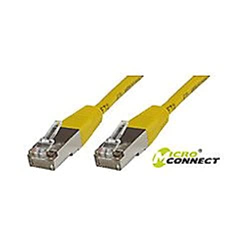 MicroConnect FUTP CAT6 2m Yellow PVC Câbles réseau - vue 7