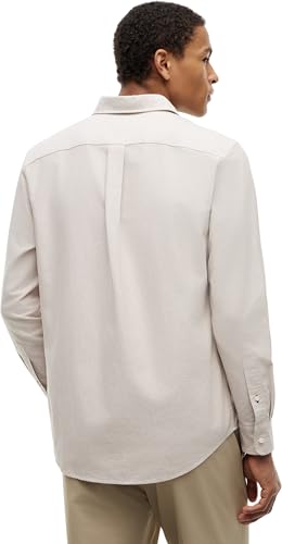 Tommy Hilfiger Herren Hemd Oxford Shirt Langarm, Beige (Safari Canvas), XS – Ansicht 2