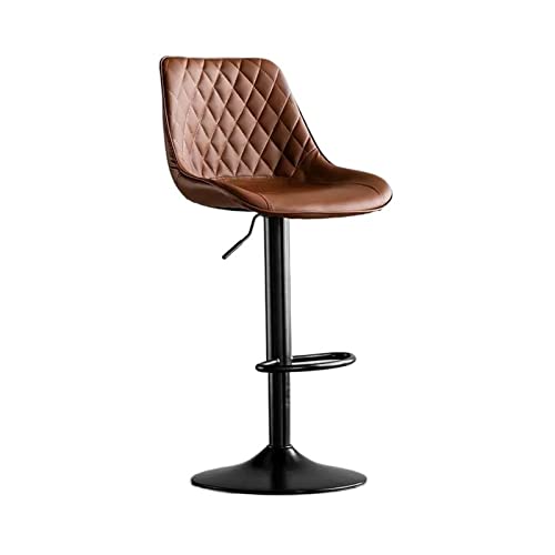 Tall Bar Stools Household Restaurant Kitchen Island Table High Chair Can Lift Wrought Iron Bar Chair Bar Coffee Bar Front Desk High Stool Kitchen Counter Bar Stool (Color : 1) (1)