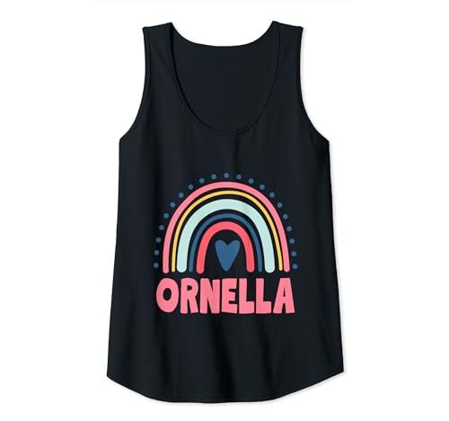 Ornella Name Benutzerdefinierte Frau Mythos Legende Rosa Geburtstagsfeier Tank Top