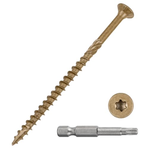 Vis de terrasse pour clôture bois et mobilier de jardin METALLIXITY Torx T25