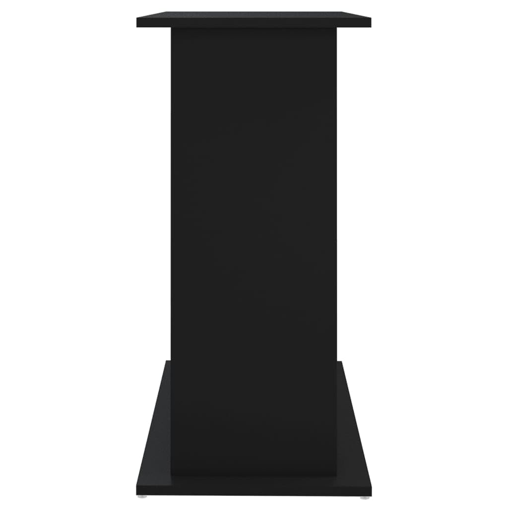 Support pour aquarium noir 81x36x73 cm bois d ingénierie
