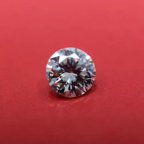 6.5 MM Round Cut Lab Grown Diamond D Color VVS1 Clarity – GIE Certified Gemstone for Jewelry Making