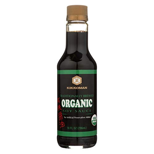Image of Kikkoman Organic Naturally Brewed Soy Sauce, 10 Ounce