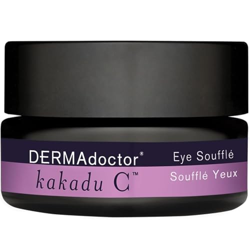 Image of DERMAdoctor Kakadu C Eye Soufflé – Eye Cream for Dark Circles, Puffiness, Fine Lines & Wrinkles – Brightening & Hydrating Under Eye Treatment – 15 Millilitres (DR-KCES)
