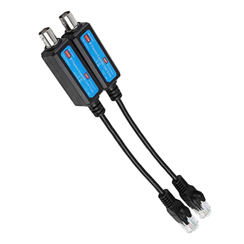 Ethernet Over Coax, 1Pair 10/100 Mbit/s Koaxial Zum Ethernet -Adapter -Netzwerk Koaxial -Sender -Empfänger Extender Coax -Kabel für IP -NVR -Kamera