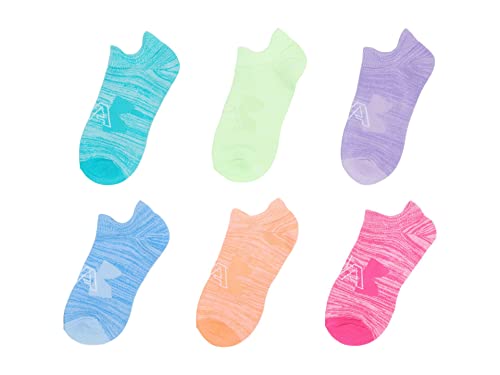 Image of Under Armour Youth Essential 2.0 Lightweight No Show Socks, 6-Pairs