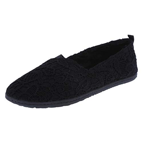 Airwalk Women's Black Crochet Women's Dream Slip-On 8.5 Regular