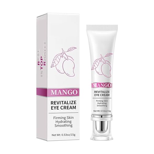 El Mango Revitaliza La Crema Para Los Ojos, El Tratamiento Rejuvenecedor De La Rejuvenecimiento Para La Hinchazón Y Las Líneas Finas, Ideal Para La Piel Sensible, Perfecta Para El Cuidado Diurno Y Noc