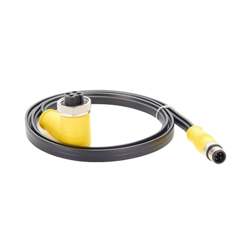 Câble 7/8" vers M12 coudé anti-coupure pour capteur et bus ASI
