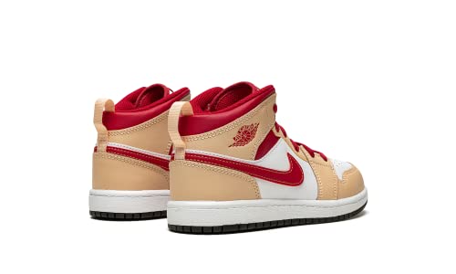 Jordan Preschool Jordan 1 MID PS 640734 201 White Onyx/Light Curry - Size 3Y3
