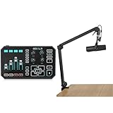 Multi-channel mixer: Motorized faders let you control mic, game, music, chat, and more for the perfect Broadcast mix Studio quality MIDAS Preamp: Make your XLR mic sound great with 48V phantom power, equalizer, compressor, limiter, de-esser, and Gate...