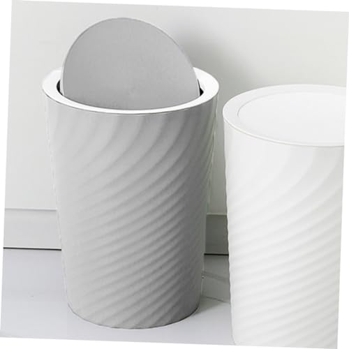 Caneca de basura Mobestech con tapa abatible miniatura 3