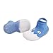 iLondon Think Baby Silikonschuh blau weiche Sohle Pre-Walker rutschfest Unisex Baby First Walking Schuh Baumwollsocke 6 bis 18 Monate für Kleinkinder und Kleinkinder