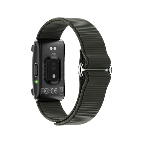 Image of Premium Metal Fitness Band 50-Day Battery SpO2 Heart Rate AI Health (Green)