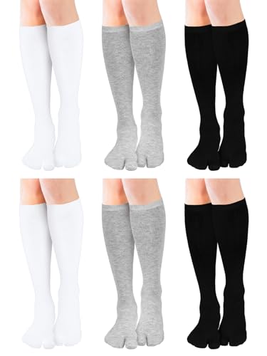 Image of 6 Pairs Japanese Toes Separated Socks for Men Women Unisex