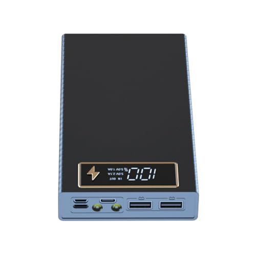 NPXUAMTJ Tragbare Powerbank Box Mit Schnellladung 6 X 18650-Batteriehalter Abnehmbare Außenhülle Mit Hoher Kapazität