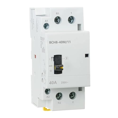 Contacteur domotique commande manuelle automatique 40A 2 pôles