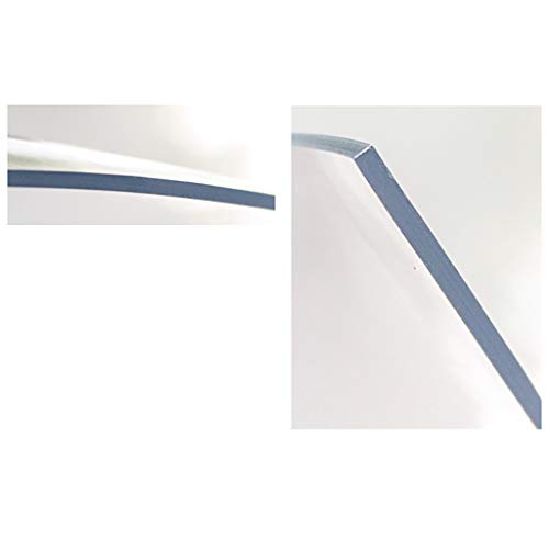 Nappe en verre souple transparent PVC imperméable pour table basse