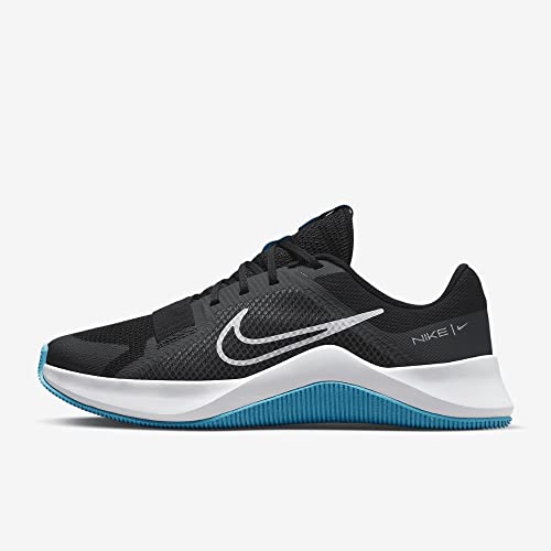 Image of Nike MC Trainer 2, Men's Training Shoes, Black White Anthracite Blue Lightning, 14 US