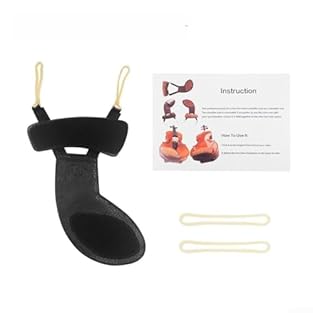 【Skin-friendly and Comfortable Material】The violin chin shoulder rest cover is made of skin-friendly and comfortable material, which is dry, breathable, and can be washed repeatedly. It greatly reduces the pressure on the neck while playing. The mate...