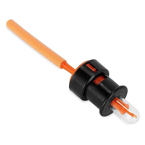Image of Camco Rhino RV Tote Tank Gauge - Stops Overfilling & Spills | Compatible with Most Portable Tote Tank Brands - Allows The Tote Tank to Vent While Filling or Dumping - (39012)