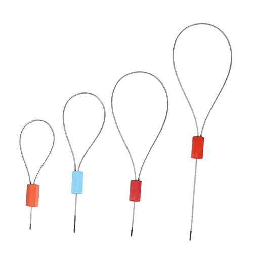 OSOLADY Professional Logistics Wire Seal Strips 50 Pcs 3a Steel Wire High Tension Easy to Use for Sealing Random