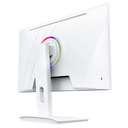 Gawfolk Gaming Monitor 27 Zoll UHD 4K 160Hz, Weiß IPS PC Bildschirm für Zuhause und Büro, Computerbildschirm mit FreeSync, HDMI, DisplayPort, 178° Weiter Betrachtungswinkel, unterstützt VESA 75*75MM 2