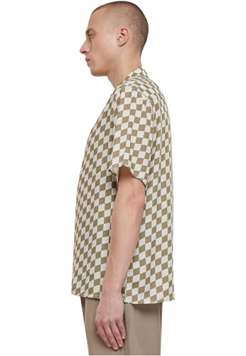 Camisa de hombre Urban Classics de manga corta con estampado multicolor de viscosa y corte ancho 4