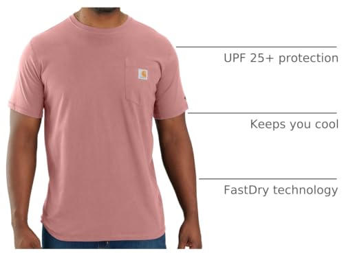 Image of Carhartt Men's Force Relaxed Fit Midweight Short-Sleeve Pocket T-Shirt