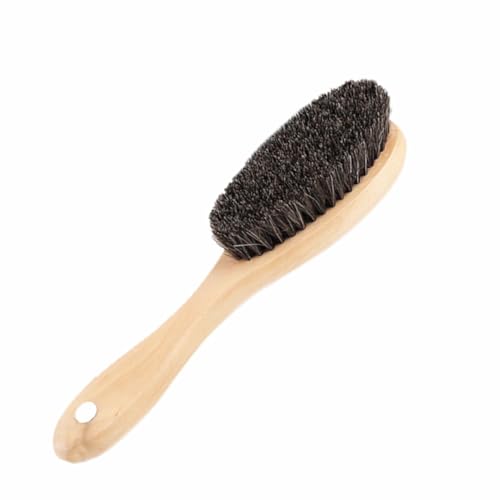 Clothes Brush Reusable Wooden Clothes Brush Fluff Remover Hand Brush Suitable for Sofa Fabric Cleaning Bed Furniture Dust Coats Pants Shawls Gloves Caps Bed Sheets Home Accessories (1pack)