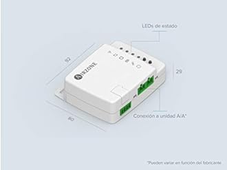 AIRZONE – Aidoo WiFi Control for Air Conditioning – Compatible with FUJITSU 3 Wires AZAI6WSCFUJ – Remote AC Control and App Scheduling – Works with Google Home and Alexa